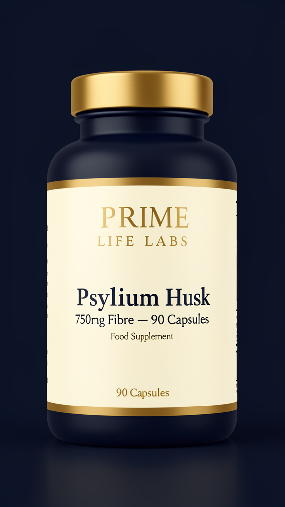 Psyllium Husk supplement bottle