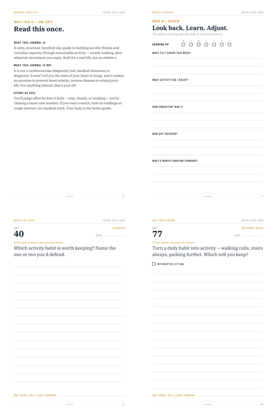 Cardiovascular and Aerobic Capacity inside pages
